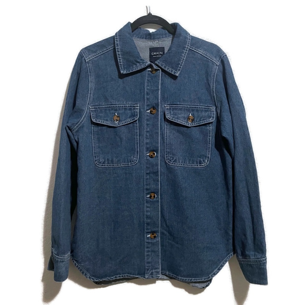 CAVALINI True Blue Denim Collection Shirt SZ L